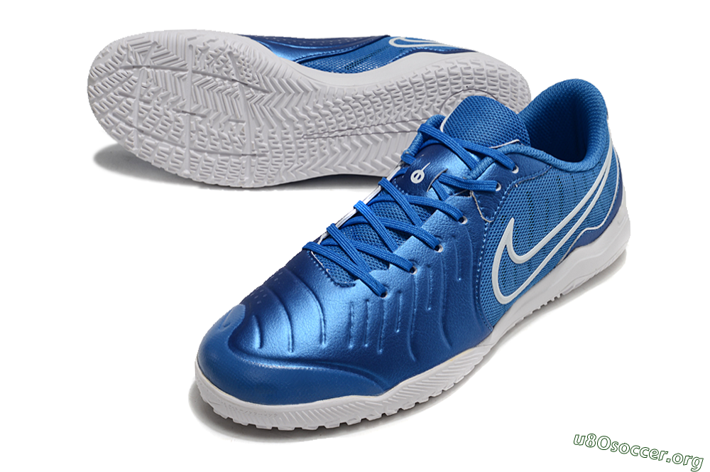 Nike Tiempo Legend 10 Academy IC Football Shoes - Blue/White 0
