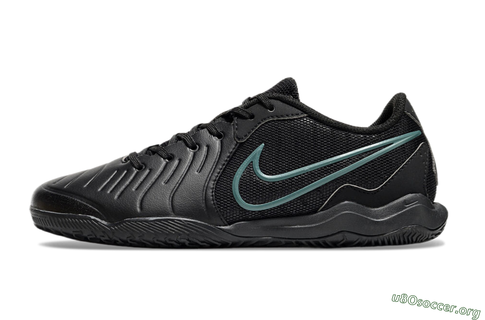 Nike Tiempo Legend 10 Academy IC Football Shoes - Black/Jade 3