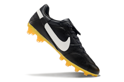 Nike The Premier 3 FG Football Boots - Black/White/Yellow