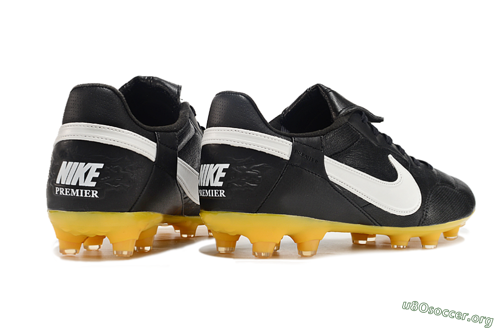 Nike The Premier 3 FG Football Boots - Black/White/Yellow 5