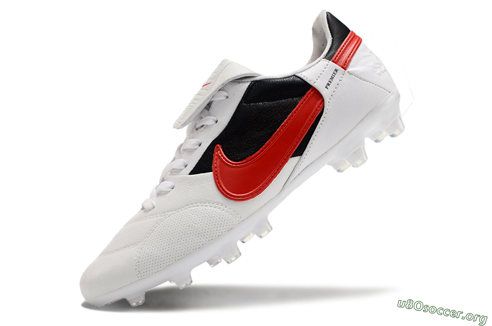 Nike The Premier 3 FG Football Boots - Beige/Red/Black 0
