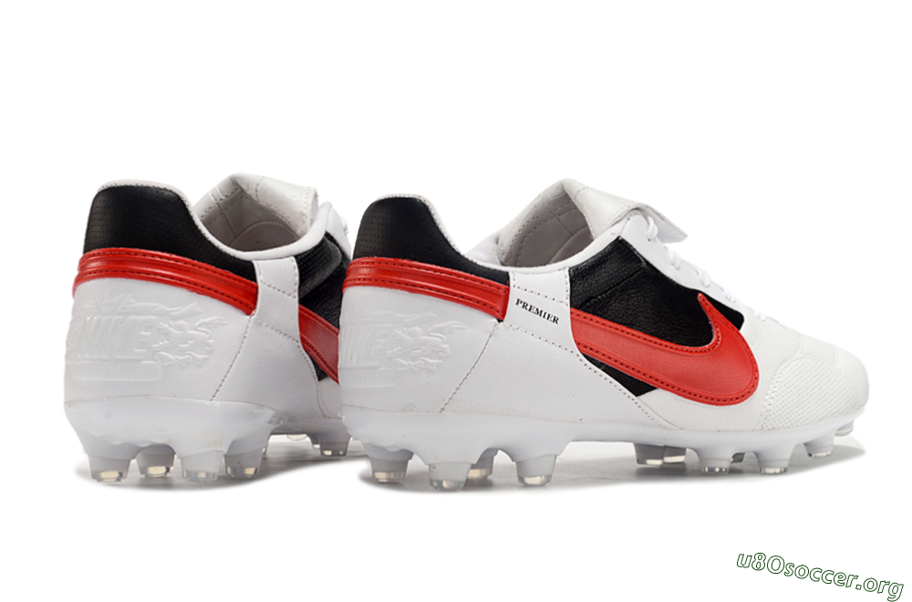 Nike The Premier 3 FG Football Boots - Beige/Red/Black 4