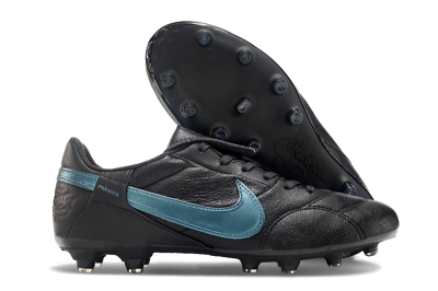 Nike The Premier 3 FG Football Boots - Black/Silver/Blue