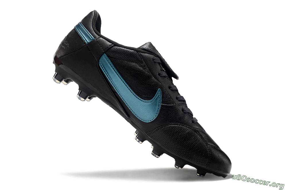 Nike The Premier 3 FG Football Boots - Black/Silver/Blue 4
