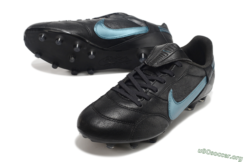 Nike The Premier 3 FG Football Boots - Black/Silver/Blue 0