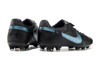 Nike The Premier 3 FG Football Boots - Black/Silver/Blue