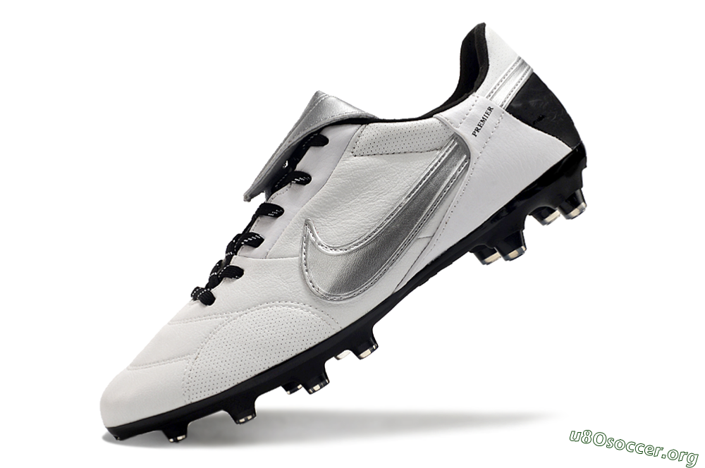 Nike The Premier 3 FG Football Boots - Beige/Silver/Black 4