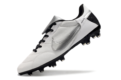Nike The Premier 3 FG Football Boots - Beige/Silver/Black