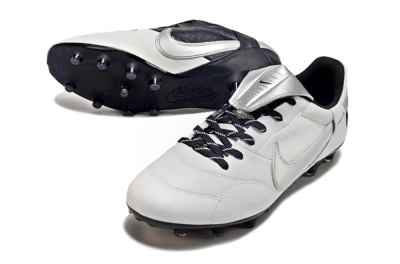 Nike The Premier 3 FG Football Boots - Beige/Silver/Black