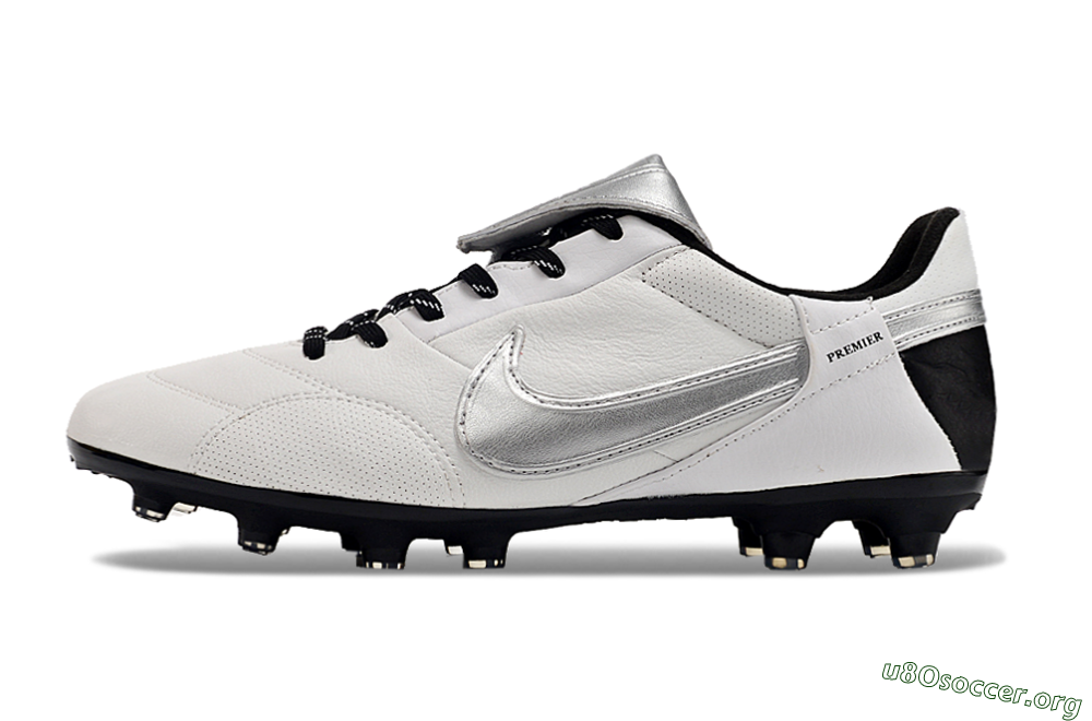 Nike The Premier 3 FG Football Boots - Beige/Silver/Black 3