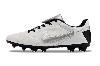Nike The Premier 3 FG Football Boots - Beige/Silver/Black