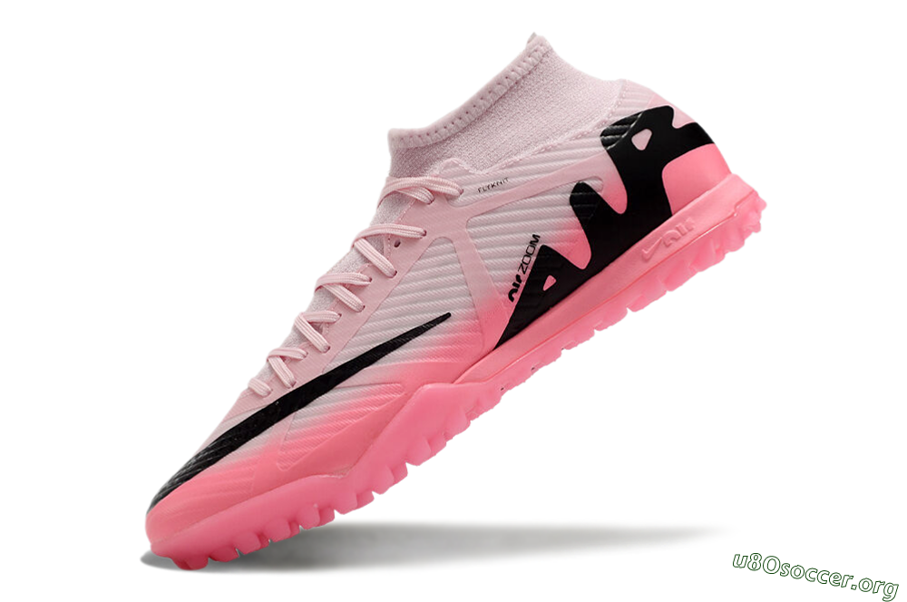 Nike Air Zoom Mercurial Superfly 9 Academy TF Football Shoes - Pink/Black 5