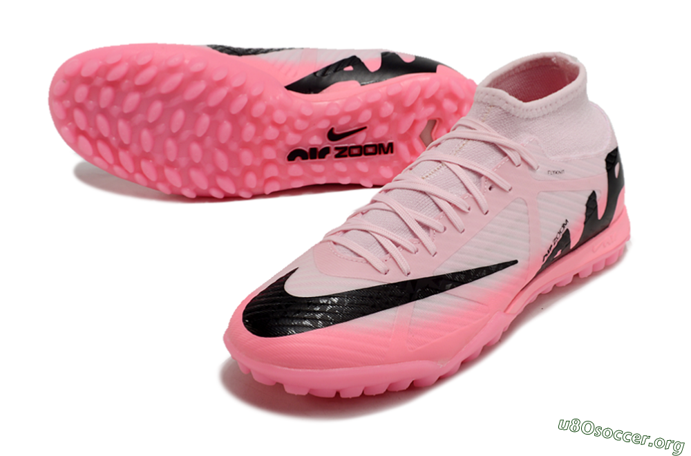Nike Air Zoom Mercurial Superfly 9 Academy TF Football Shoes - Pink/Black 0