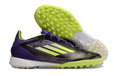 Adidas F50 Elite TF Football Shoes - Purple/Yellow/White