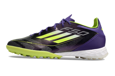 Adidas F50 Elite TF Football Shoes - Purple/Yellow/White