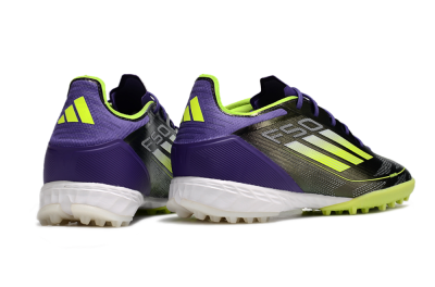 Adidas F50 Elite TF Football Shoes - Purple/Yellow/White