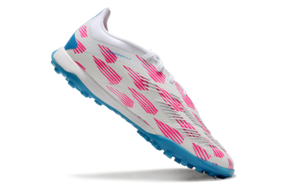 Adidas Predator Elite 24 TF Football Shoes - White/Pink/Blue