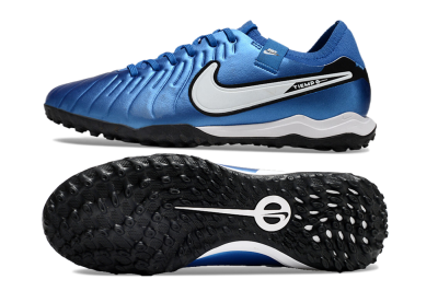 Nike Tiempo Legend 10 Elite TF Football Shoes - Blue/White/Black