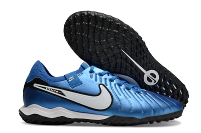 Nike Tiempo Legend 10 Elite TF Football Shoes - Blue/White/Black