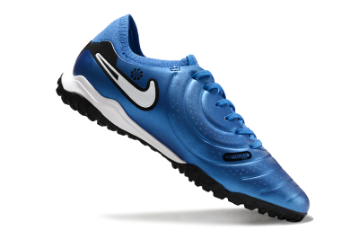 Nike Tiempo Legend 10 Elite TF Football Shoes - Blue/White/Black