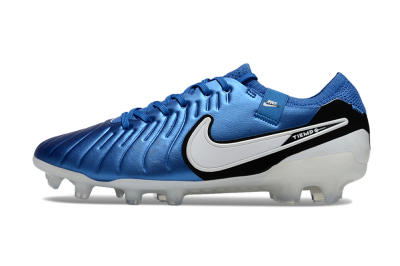Nike Tiempo Legend 10 Elite FG Football Boots - Blue/White/Black