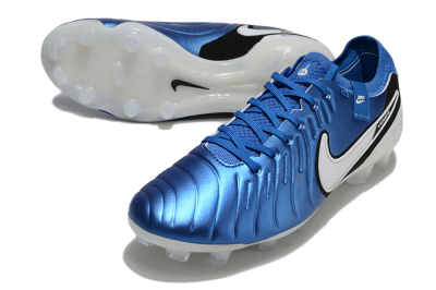 Nike Tiempo Legend 10 Elite FG Football Boots - Blue/White/Black