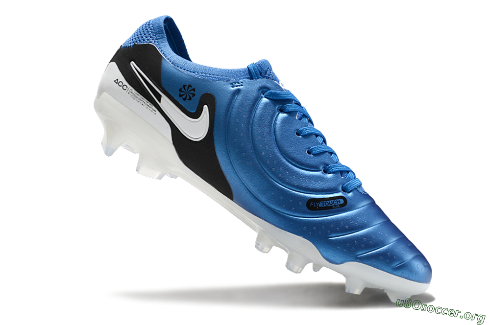 Nike Tiempo Legend 10 Elite FG Football Boots - Blue/White/Black 4