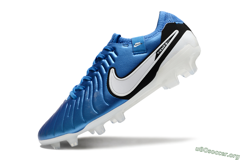 Nike Tiempo Legend 10 Elite FG Football Boots - Blue/White/Black 5