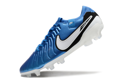 Nike Tiempo Legend 10 Elite FG Football Boots - Blue/White/Black