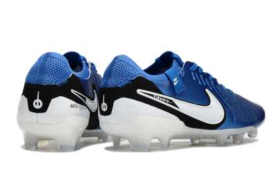 Nike Tiempo Legend 10 Elite FG Football Boots - Blue/White/Black