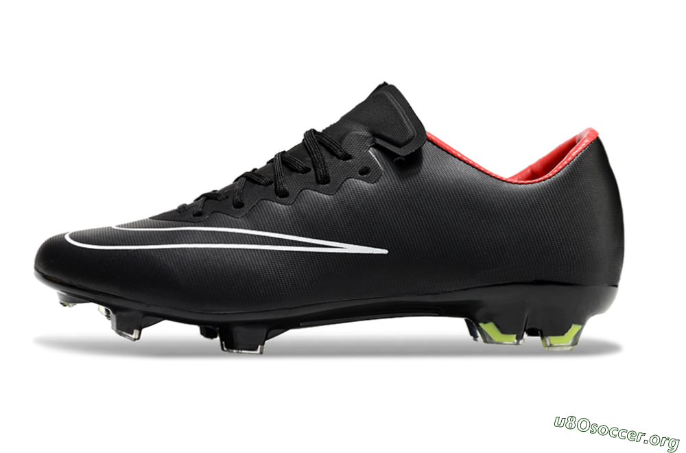 Nike Mercurial Vapor 10 FG Football Boots - Black/White/Orange 3