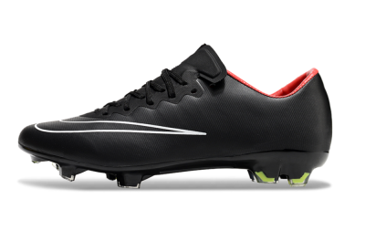 Nike Mercurial Vapor 10 FG Football Boots - Black/White/Orange