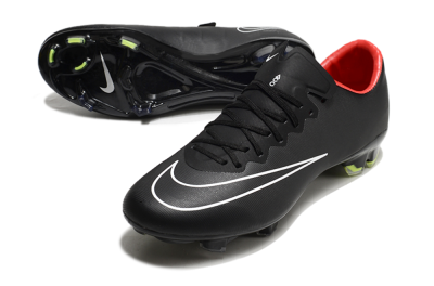 Nike Mercurial Vapor 10 FG Football Boots - Black/White/Orange