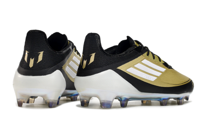 Adidas F50 Adizero Messi FG Football Boots - Gold/White/Black