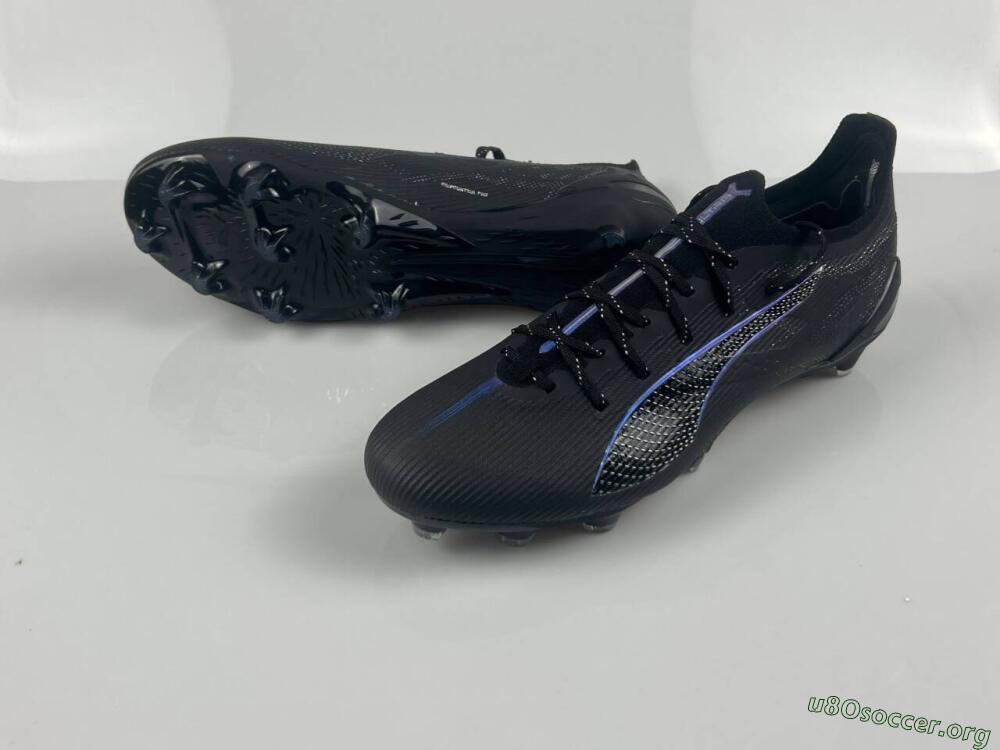 Puma Ultra 5 Ultimate FG Football Boots - Black/Silver/Blue
