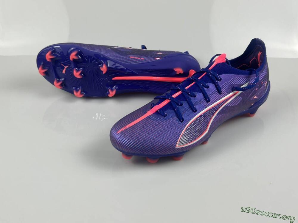 Puma Ultra 5 Ultimate FG Football Boots - Blue/Pink/White