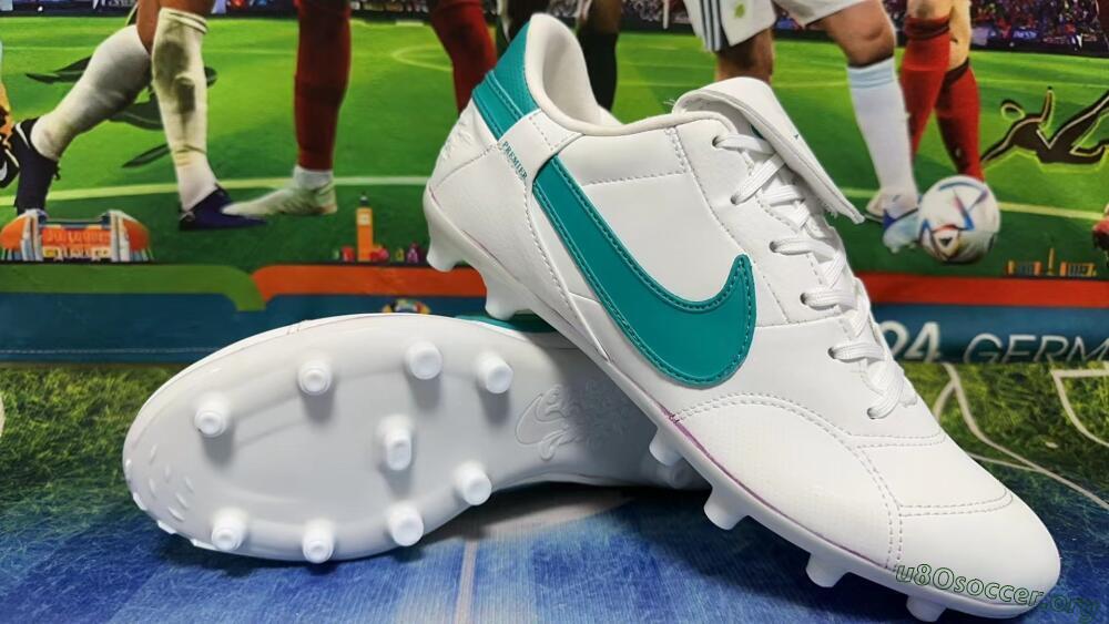 Nike The Premier 3 FG Football Boots - White/Blue