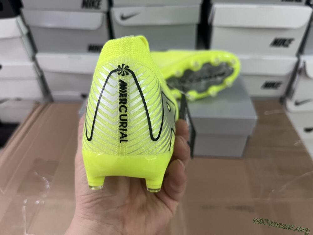 Nike Air Zoom Mercurial Vapor 16 Elite AG Football Boots - Yellow/Silver/Black