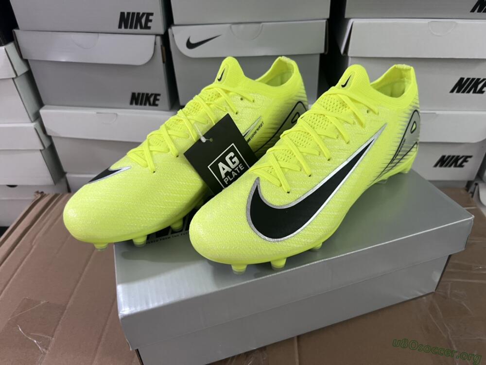 Nike Air Zoom Mercurial Vapor 16 Elite AG Football Boots - Yellow/Silver/Black