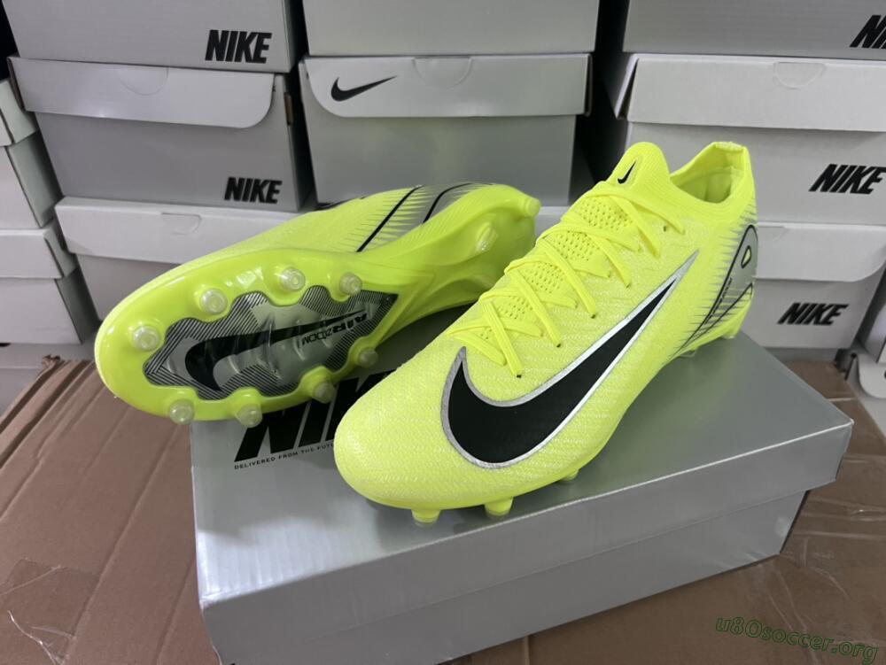 Nike Air Zoom Mercurial Vapor 16 Elite AG Football Boots - Yellow/Silver/Black