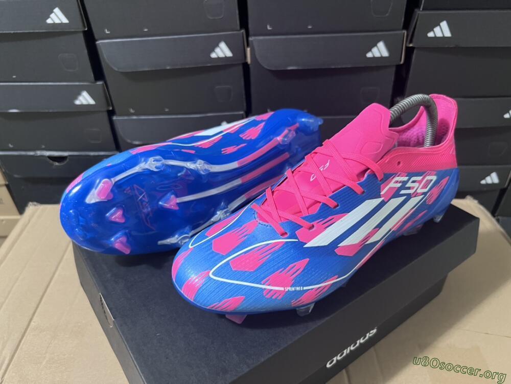 Adidas F50 Elite FG Football Boots - Blue/Red/White
