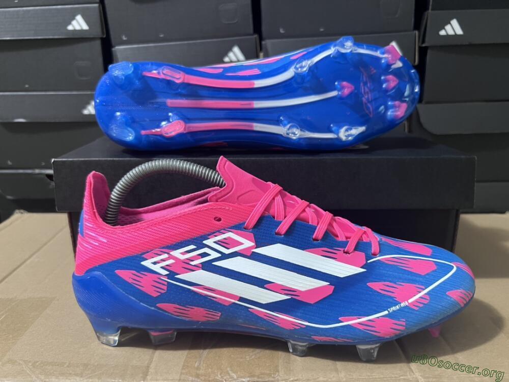 Adidas F50 Elite FG Football Boots - Blue/Red/White