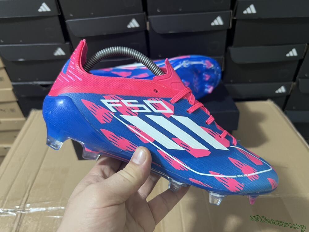 Adidas F50 Elite FG Football Boots - Blue/Red/White