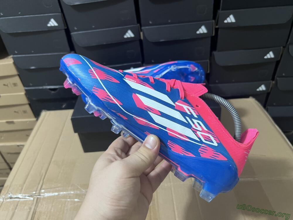 Adidas F50 Elite FG Football Boots - Blue/Red/White