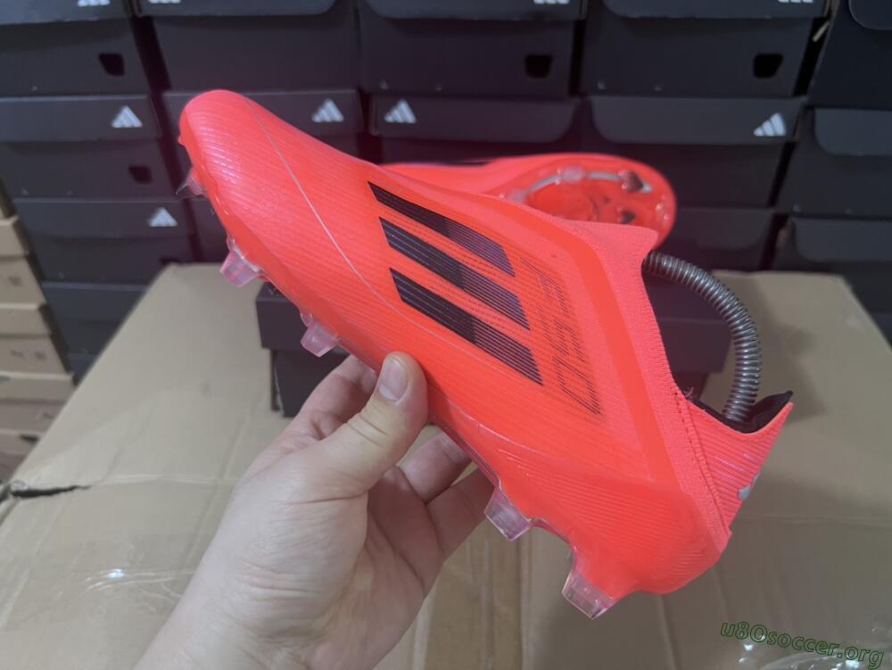 Adidas F50 Elite Laceless FG Football Boots - Red/Blue/Silver
