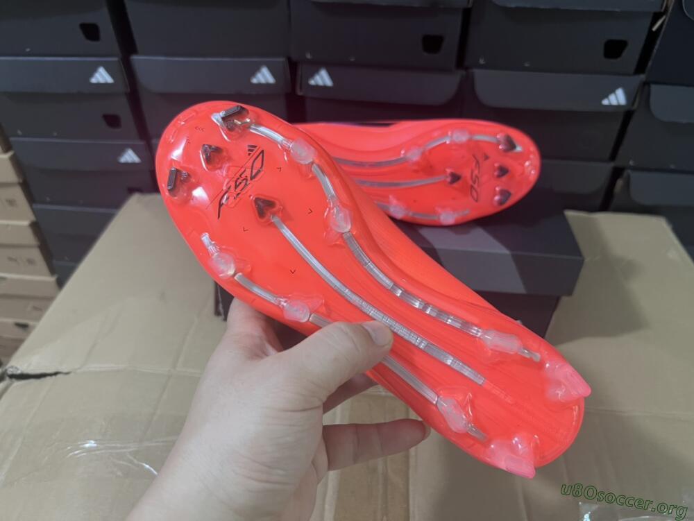 Adidas F50 Elite Laceless FG Football Boots - Red/Blue/Silver