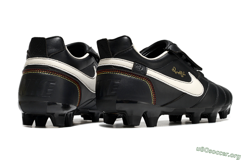 Ronaldo x Nike Tiempo Legend R10 Elite FG Football Boots - Black/White 6