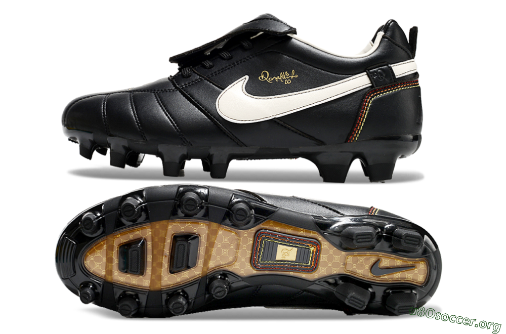 Ronaldo x Nike Tiempo Legend R10 Elite FG Football Boots - Black/White 1
