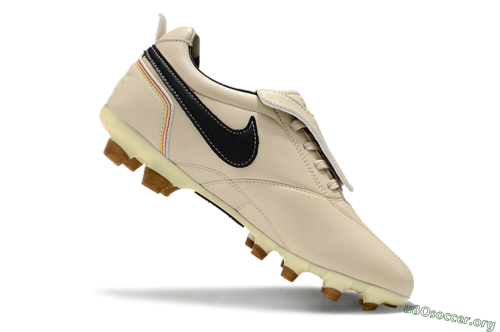 Ronaldo x Nike Tiempo Legend R10 Elite FG Football Boots - Beige/Black 4