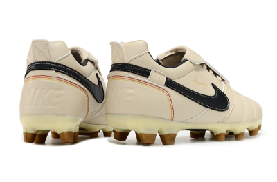 Ronaldo x Nike Tiempo Legend R10 Elite FG Football Boots - Beige/Black